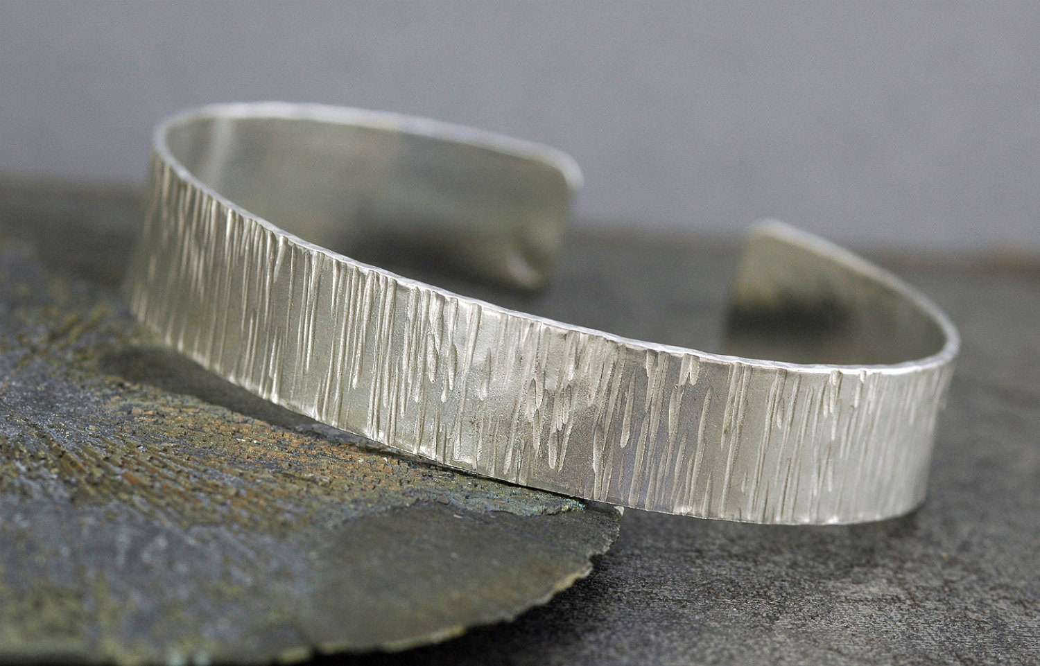 Wide Sterling Silver Cuff Bracelet Made to Order Handmade