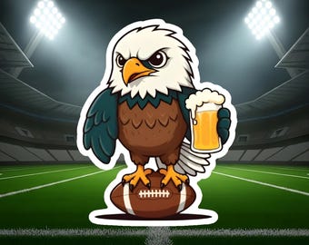 Pegatina de los Philadelphia Eagles / Regalo de los Philadelphia Eagles / Recuerdo de fiesta de los Philadelphia Eagles / Calcomanía de vinilo para pared / Calcomanía de los Philadelphia Eagles
