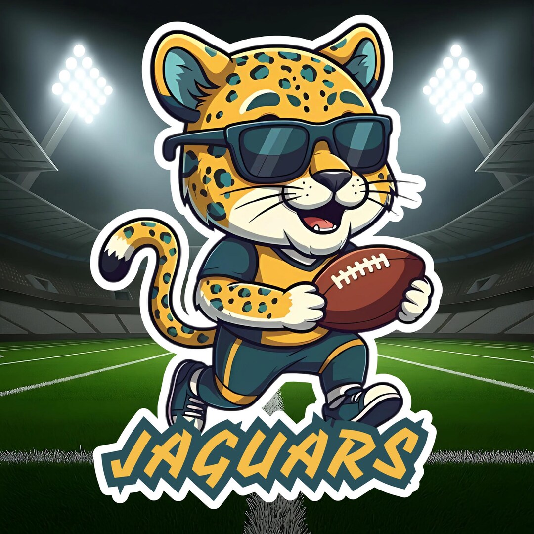 Jacksonville Jaguars Sticker | Jacksonville Jaguars Fan Gift ...