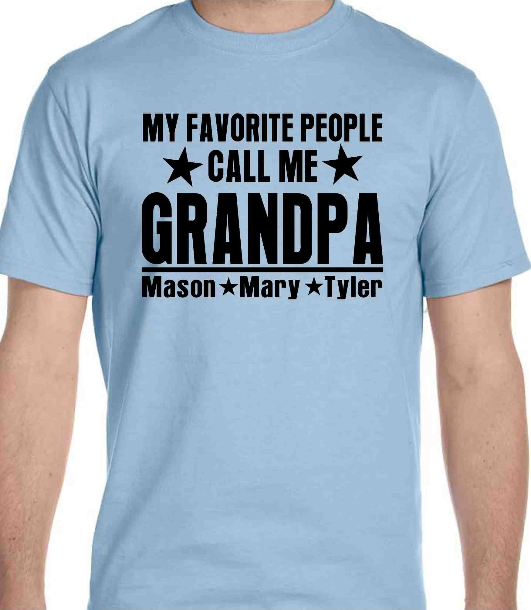 Download Personalized Grandpa Shirt Custom Shirts Gifts Ideas For Etsy