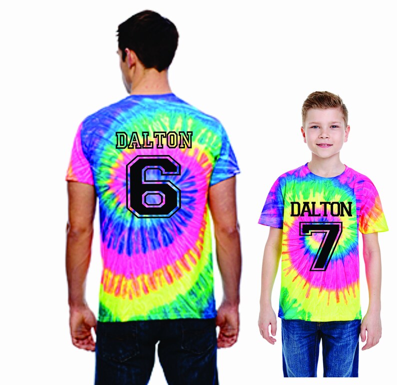 tie dye family reunion shirts