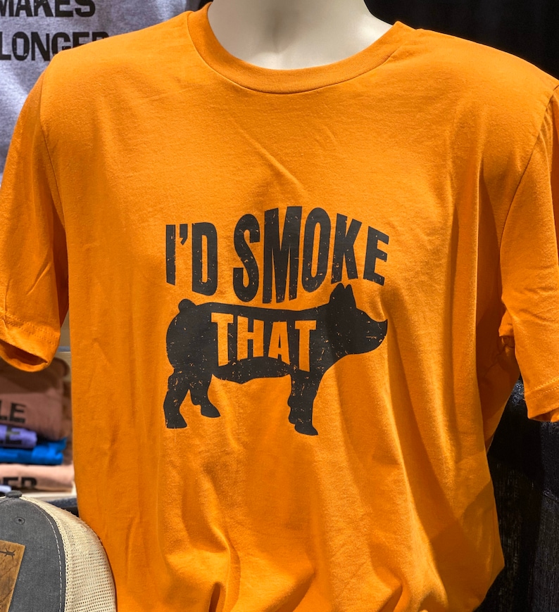 Pig Shirt Id Smoke That 4h County Fair Funny Shirts Show Pig Etsy