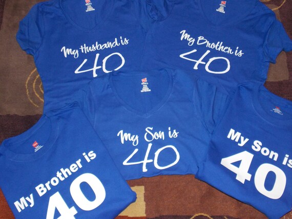 40th bday shirts