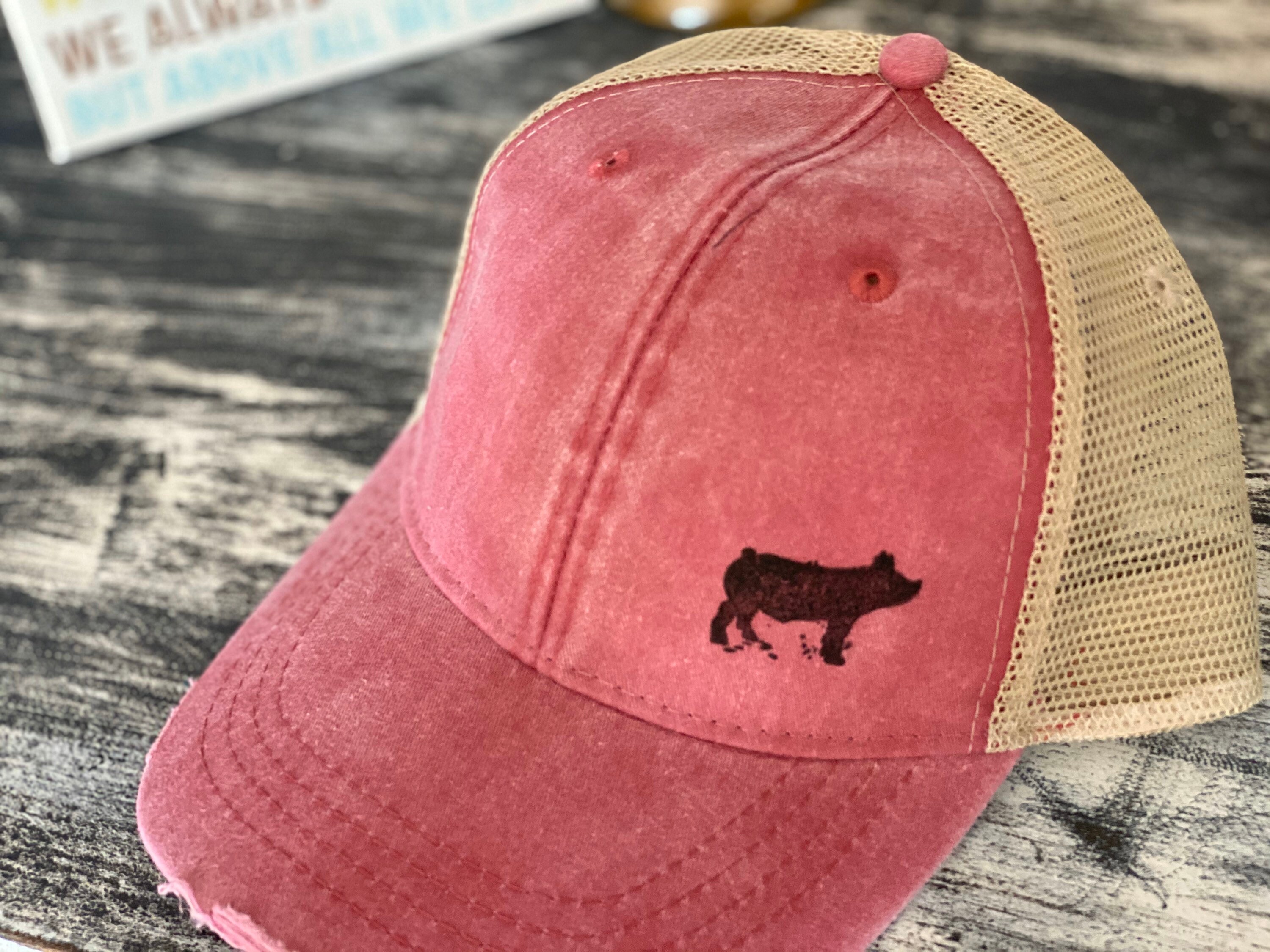 Stock Show Pig Hat 4H Hat for Mom Pig Lover Gift Livestock | Etsy