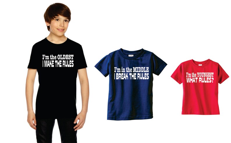 oldest middle and youngest shirts