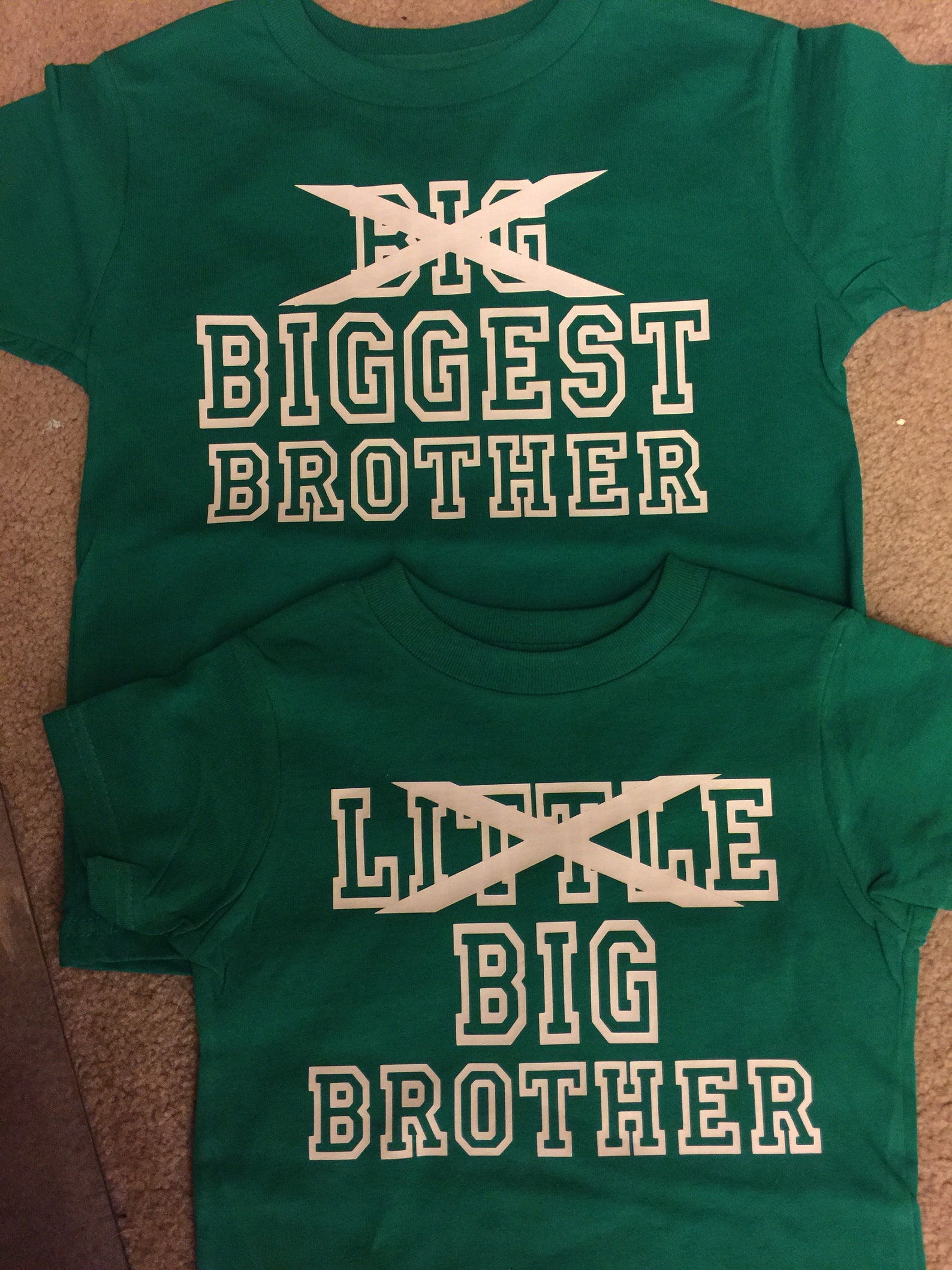 Set of 3 Big Brother Shirts Sibling Shirt Gifts Best Biggest Etsy