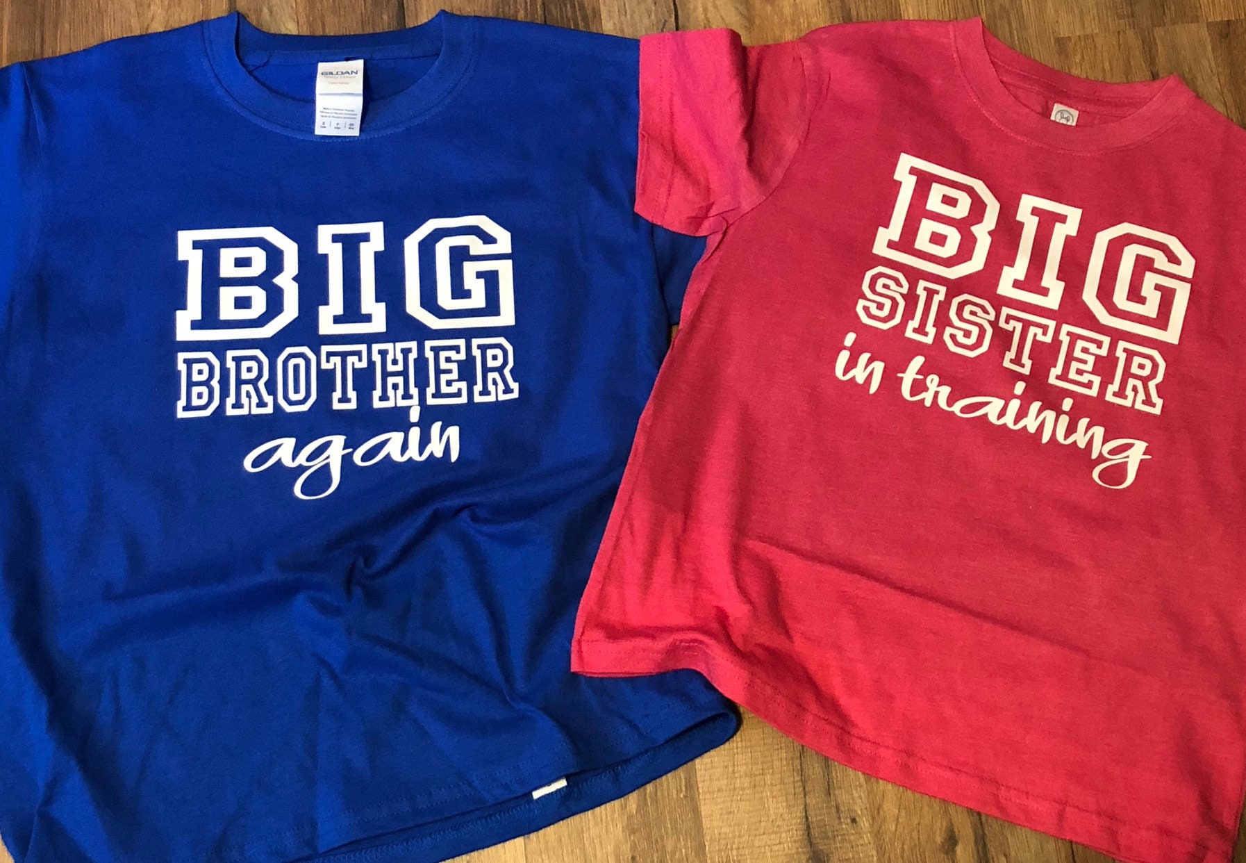 Set of 3 Big Brother Shirts Big Siblings Shirt Professional in Etsy