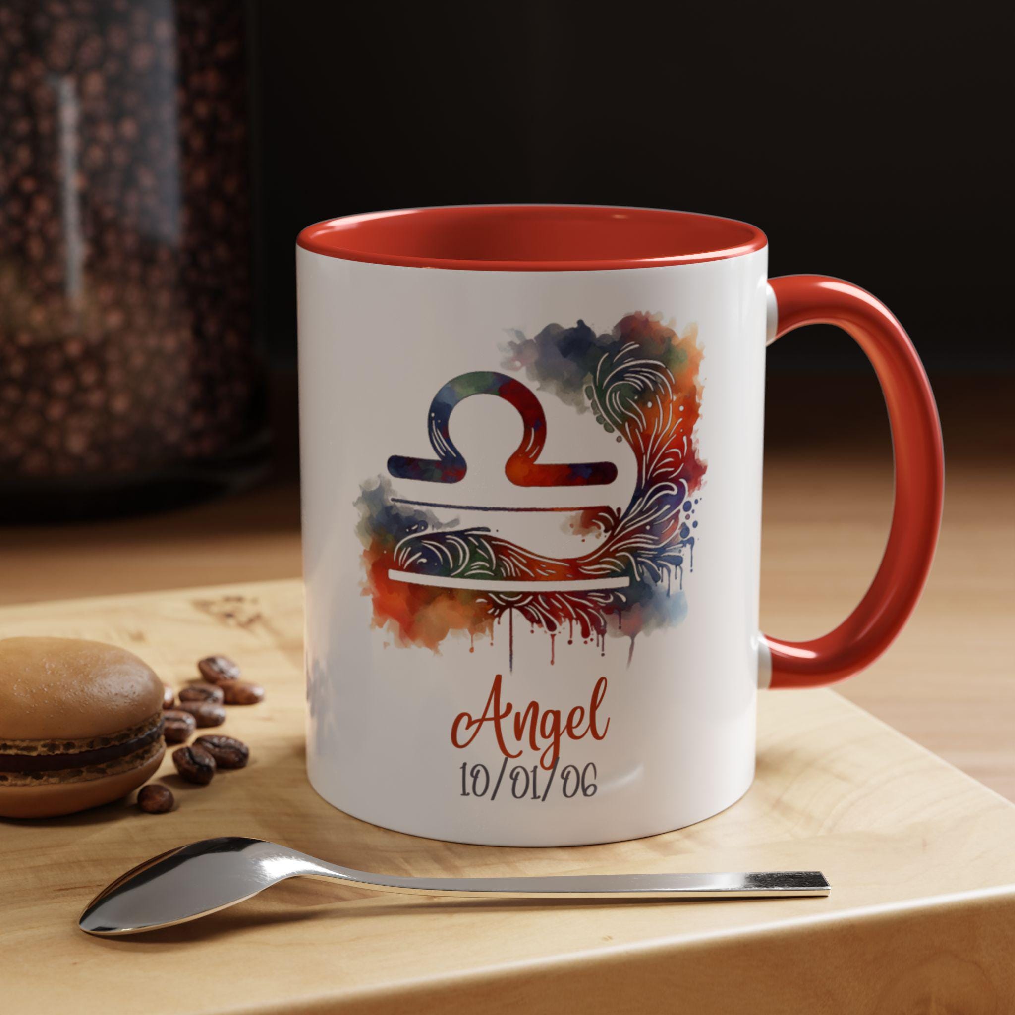 Custom Libra Zodiac Sign Coffee Mug Libra Astrology Mug Horoscope Teacup