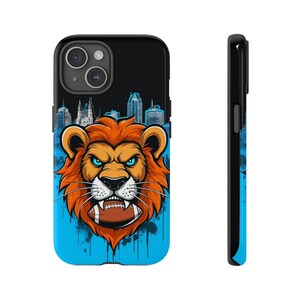 Detroit Lions Grit iphone case: Gameday accessories, NFL Football Lions phone case, NFL Lion Merch, Motor City, Christmas Gift for Him