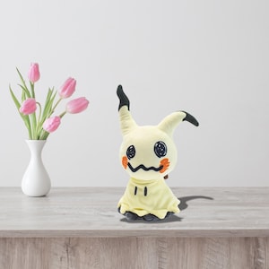 Dessin animé Pokemon et coussin mignon cadeau d'anniversaire pour enfants peluche Kawaii Mimikyu oreiller en peluche pour enfants amis décoration de la maison