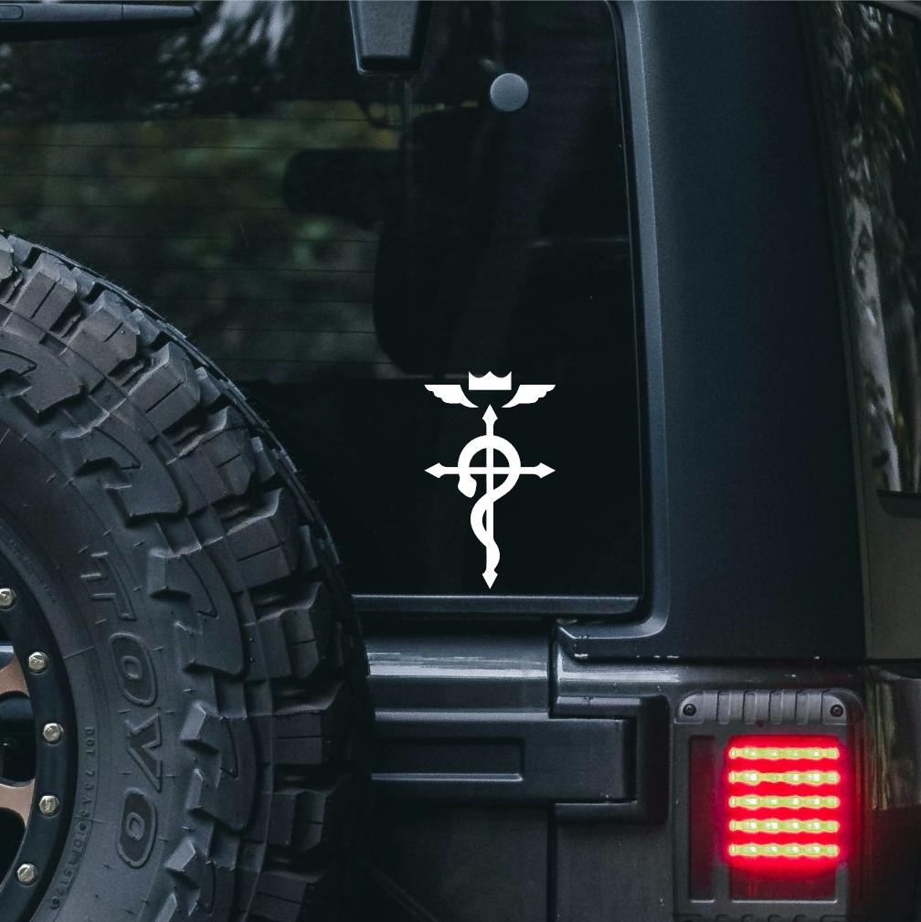 thumbnail image 2 of Full Metal Alchemist Vinyl Sticker - Anime Vehicle Decal For Cars & Windows 2 of 11