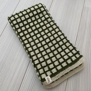 Chequered Crochet Scarf Pattern (Intermediate) (PDF Pattern)