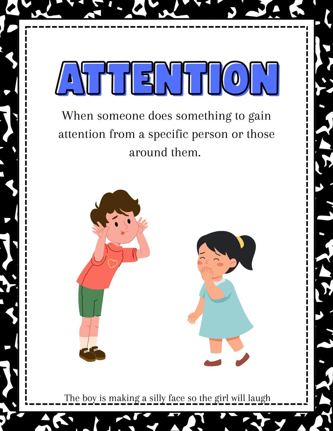 Aba Functions Spring 4 Functions of Behavior Visual | ABA Therapy Printable | Behavior ...