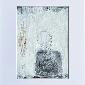 Abstraktes Mixed Media Kunstwerk