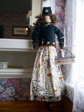Handmade Folk Art  Primitive 22"  Doll- Margo Music Girl product logo
