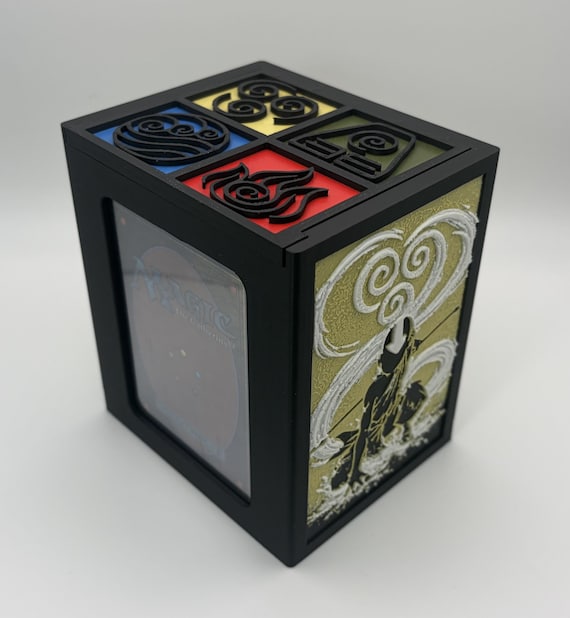 Avatar the Last Air Bender - Aang MTG Commander Deck Box with Magnetic Lid