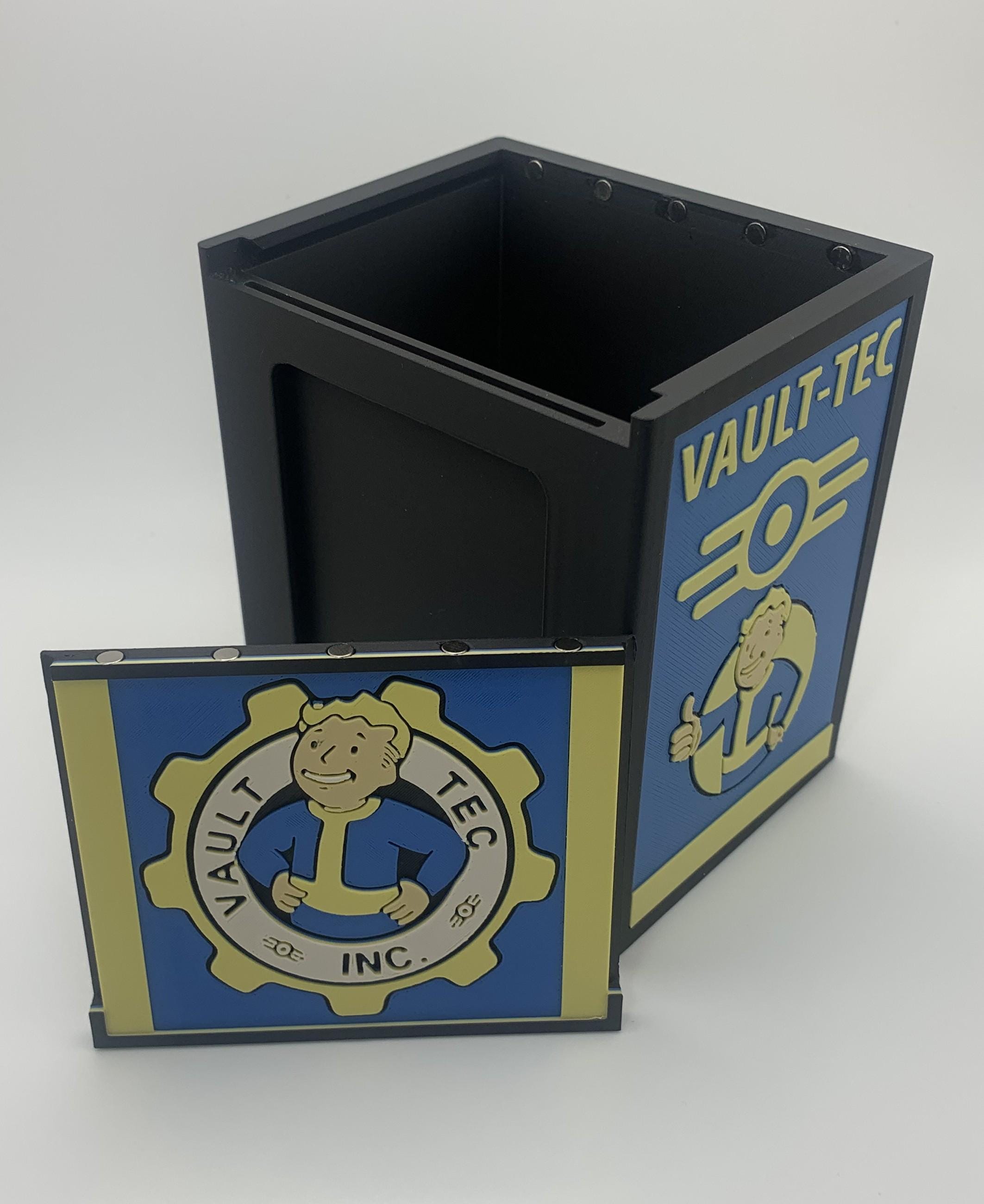 Fallout Vault-tec MTG Commander Deck Box With Magnetic Lid - Etsy