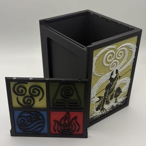 Avatar the Last Air Bender - Aang MTG Commander Deck Box with Magnetic Lid image 12