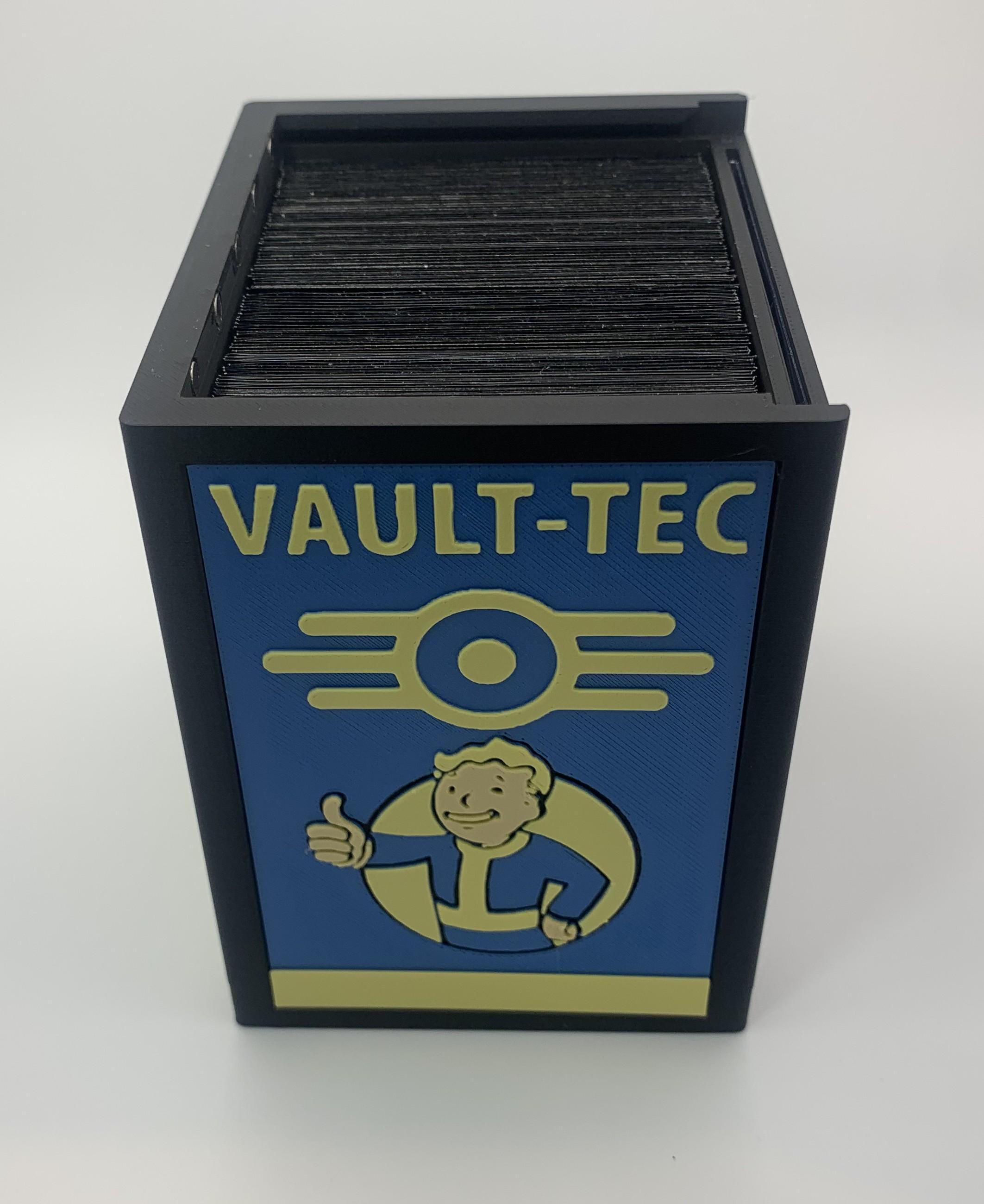 Fallout Vault-tec MTG Commander Deck Box With Magnetic Lid - Etsy