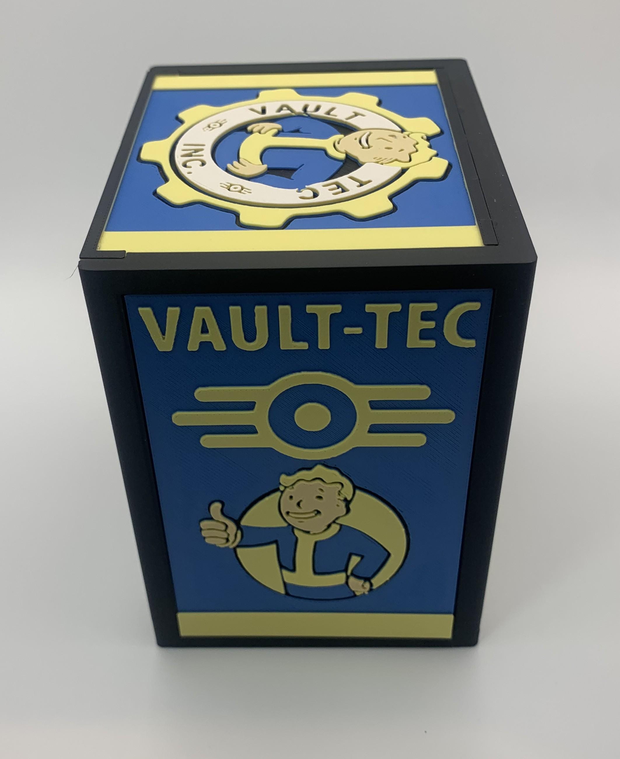 Fallout Vault-tec MTG Commander Deck Box With Magnetic Lid - Etsy