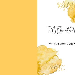 Anniversary Card to Wife
