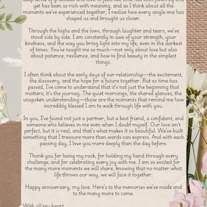 Carta de aniversario