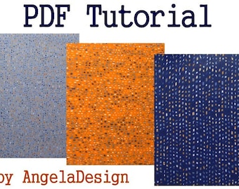 eBook, PDF, Tutorial, Polymer Clay, Faux Tweed Fabric