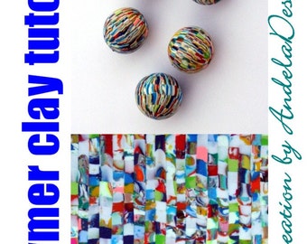 New, Polymer Clay Tutorial, Colorful Patterns , eBook ,PDF, polymer clay