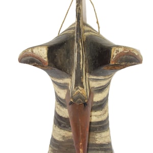 African Songye Carved Wood Mask DRC