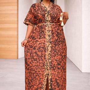 white christmas dresses African Print /Ankara/Kitenge Maxi Dress main image 0