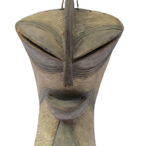 African Songye Carved Wood Mask DRC