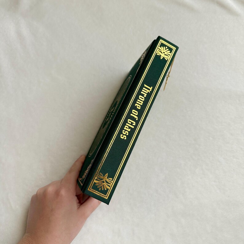 Throne of Glass by Sarah j. Maas. Custom book rebind.