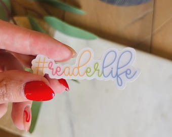 Reader Life Bookish Sticker