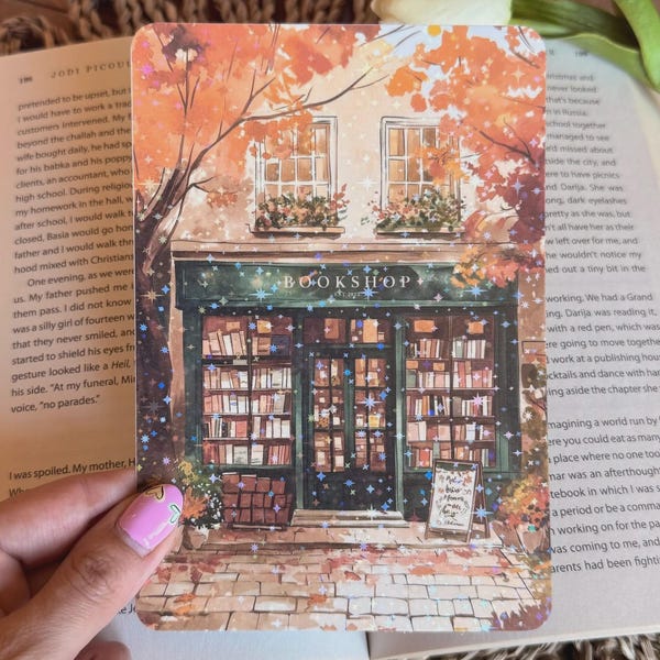 Fall Bookshop Kindle Insert for Kindles