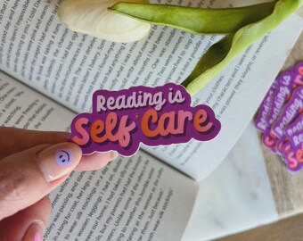 Self Care Bookish Sticker