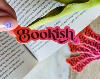 Bookish Sticker: Waterproof Vinyl Laptop, Kindle, Journal