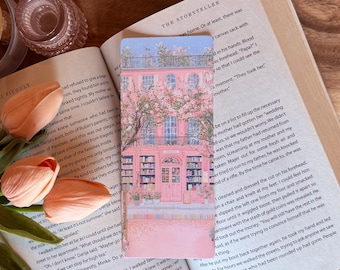 Pink Bookshop Paper Bookmark