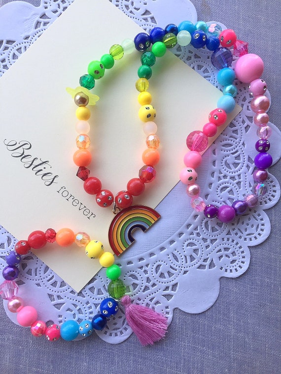 Buy EL REGALO Kids Girls Jewellery Purple Color Necklace and Bracelet Combo  (Set of 2) online