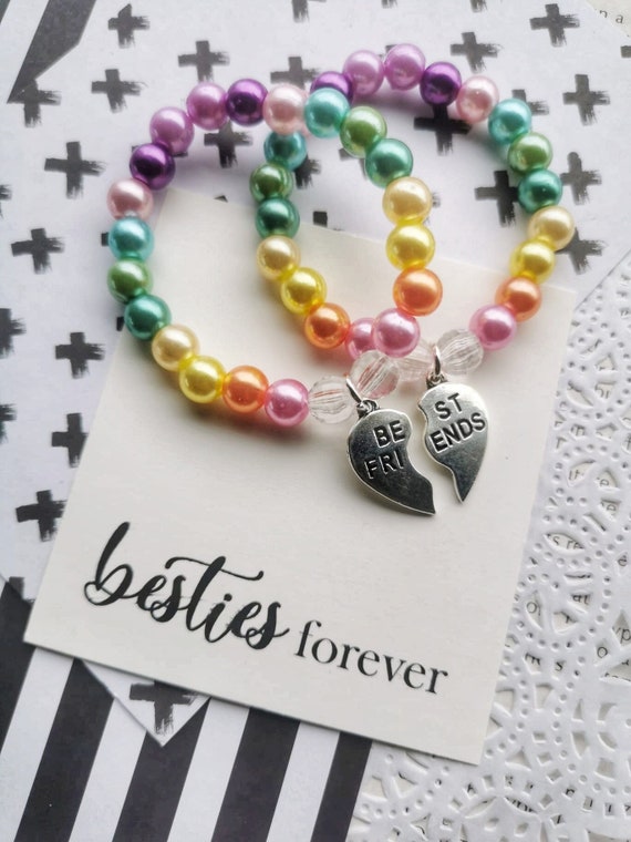 Rainbow Pearl Friendship Bracelet