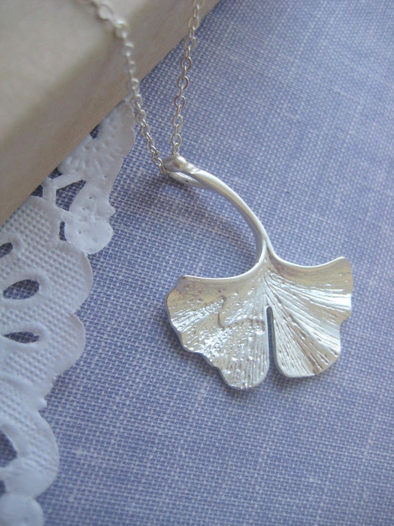 Gingko Leaf Necklace. Il_570xn