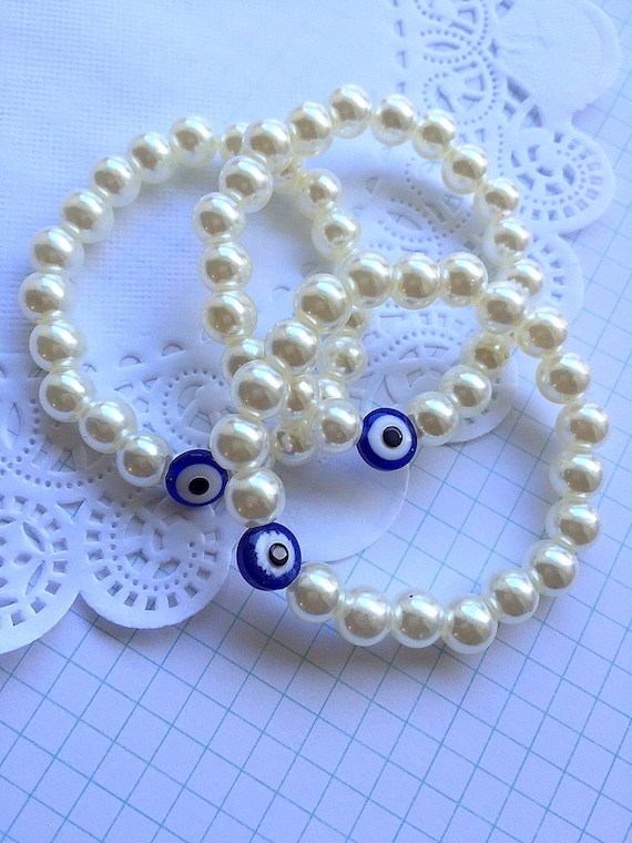 Buy Rose Gold Blue Evil Eye Bracelet, Cute Gold Evil Eye Anklet, Kids  Jewelry, Evil Eye Jewelry, Gift for Kids, Protection Charm, Minimalist  Online in India - Etsy