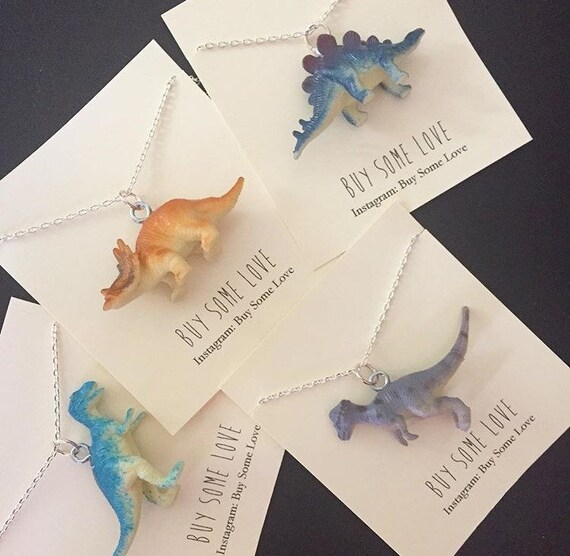Dinosaur necklace, dino jewelry, kids animal necklace, kids dinosaur necklace, dinosaur jewelry, childrens jewelry. Il_570xn