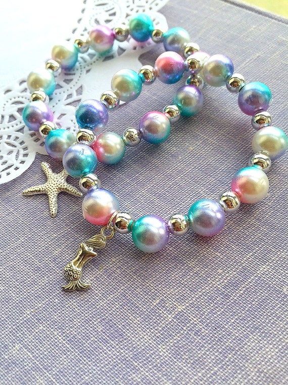 Beaded Bracelet - Mermaid Beaded Bracelet - Mermaid
