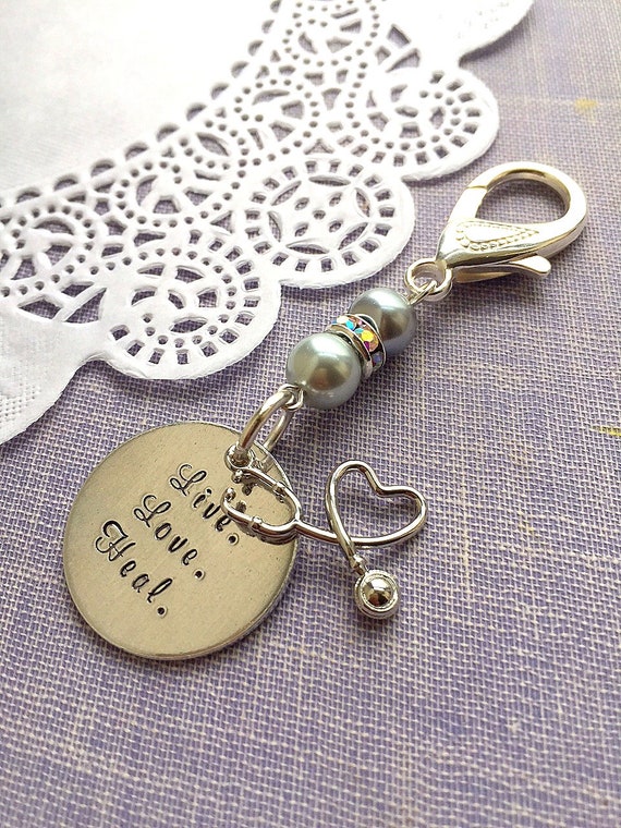 Live Love Heal doctor keychain, Doctor appreciation gift, Nurse keychain, Doctor keychain, Specialist keychain, Doctor gift, Doctor present. Il_570xn