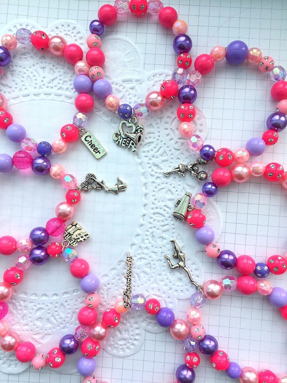 Sample Pack of EIGHT, Cheer Bracelet, Cheerleading Bracelet, Kids