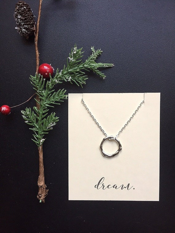 Circle necklace, Infinity jewelry, Corporate gift, graduation gift, coworker gift, teacher gift, Bridesmaid jewelry, Bridesmaid gift. Il_570xn