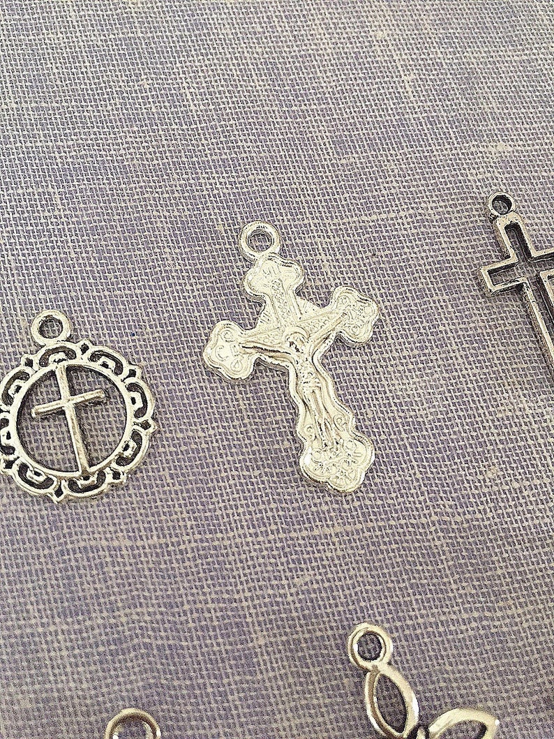 Mini Rosary Cross Rosary Baptism Gift Communion Gift ONE Etsy