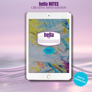 Digitales Studenten Notizbuch | Monatskalender, Mind Dump | hella NOTEN | Creative Mind Edition