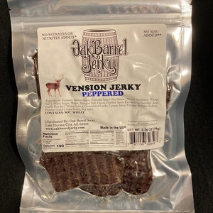 Peppered Venison Jerky