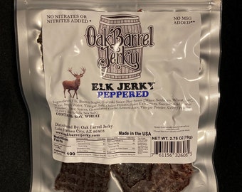 Gourmet Peppered Elk Jerky